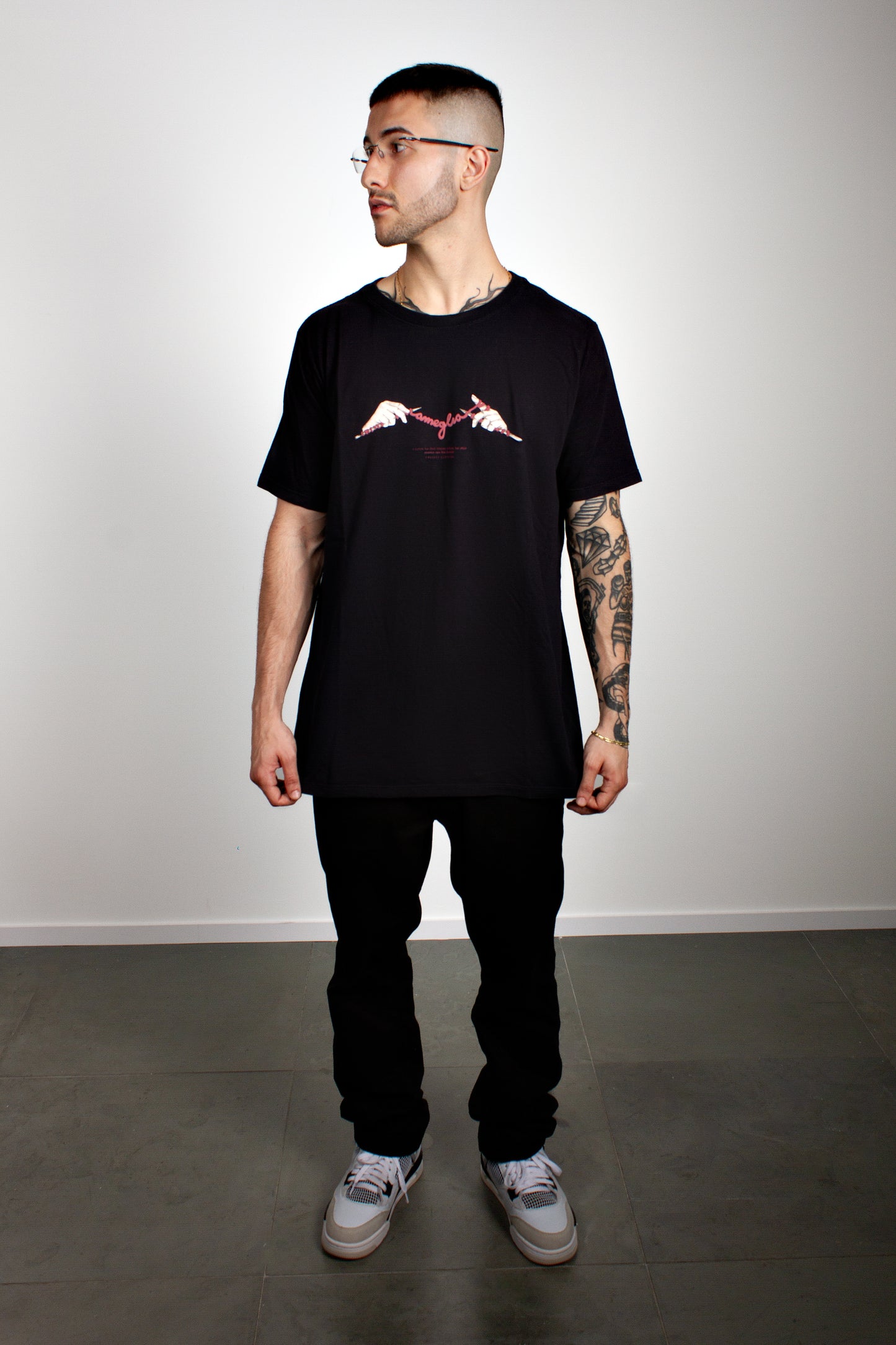 Camiseta Tricot Ameglia | Preta