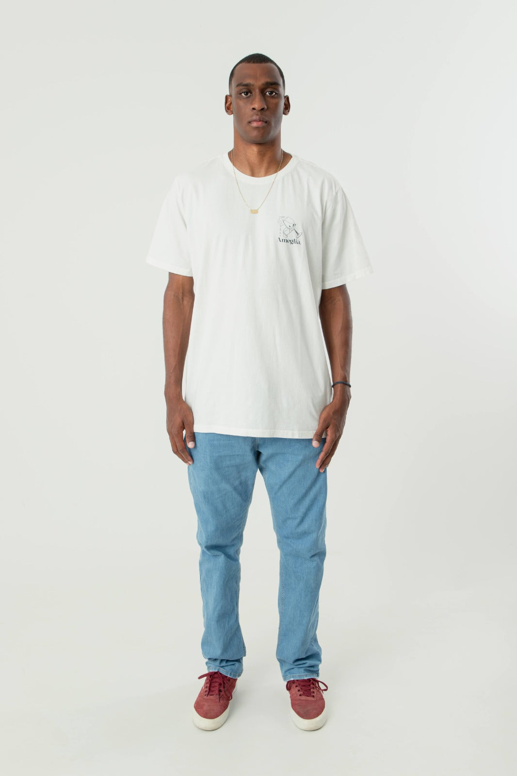Camiseta red wine Ameglia | White
