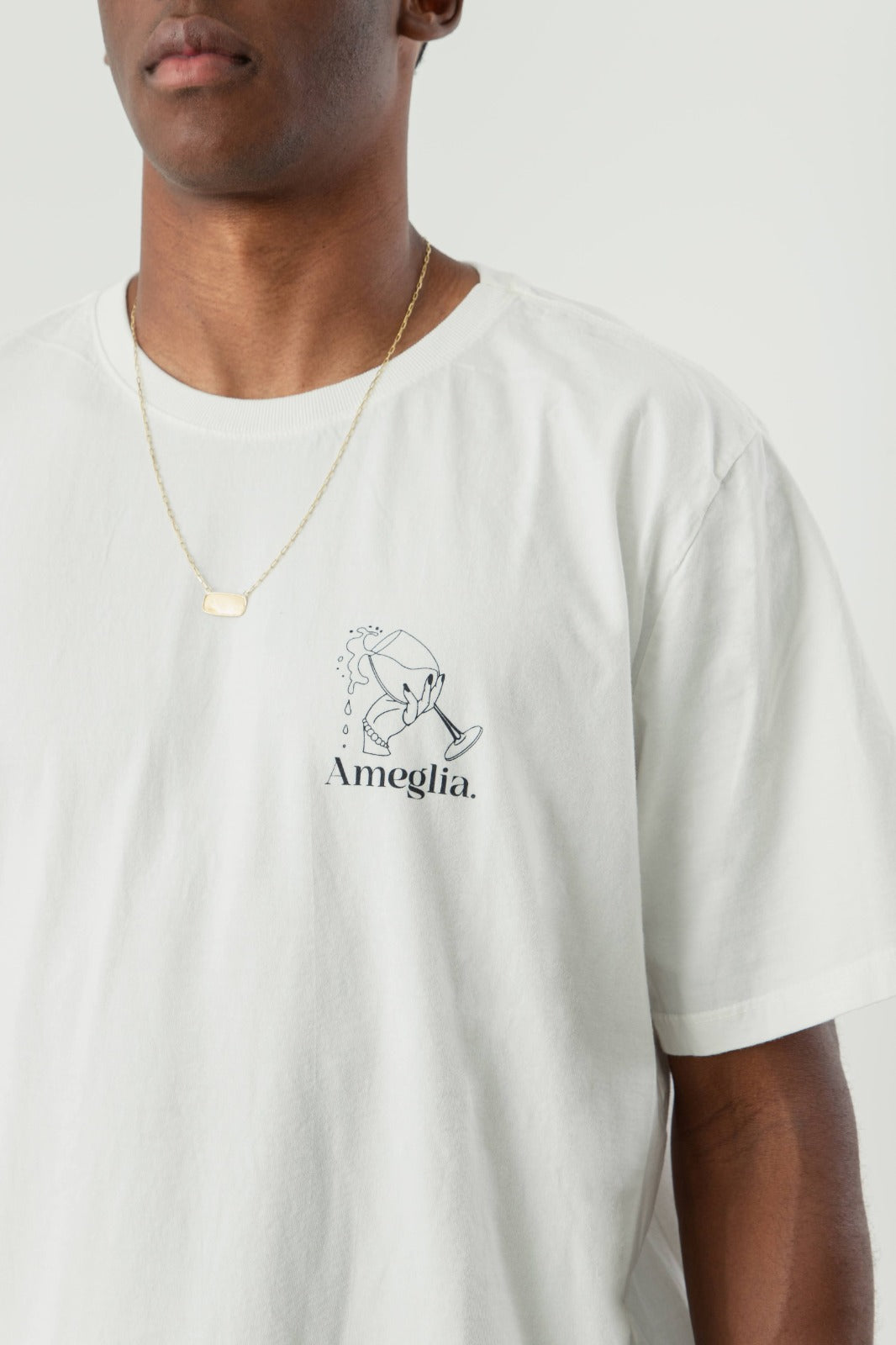 Camiseta red wine Ameglia | White