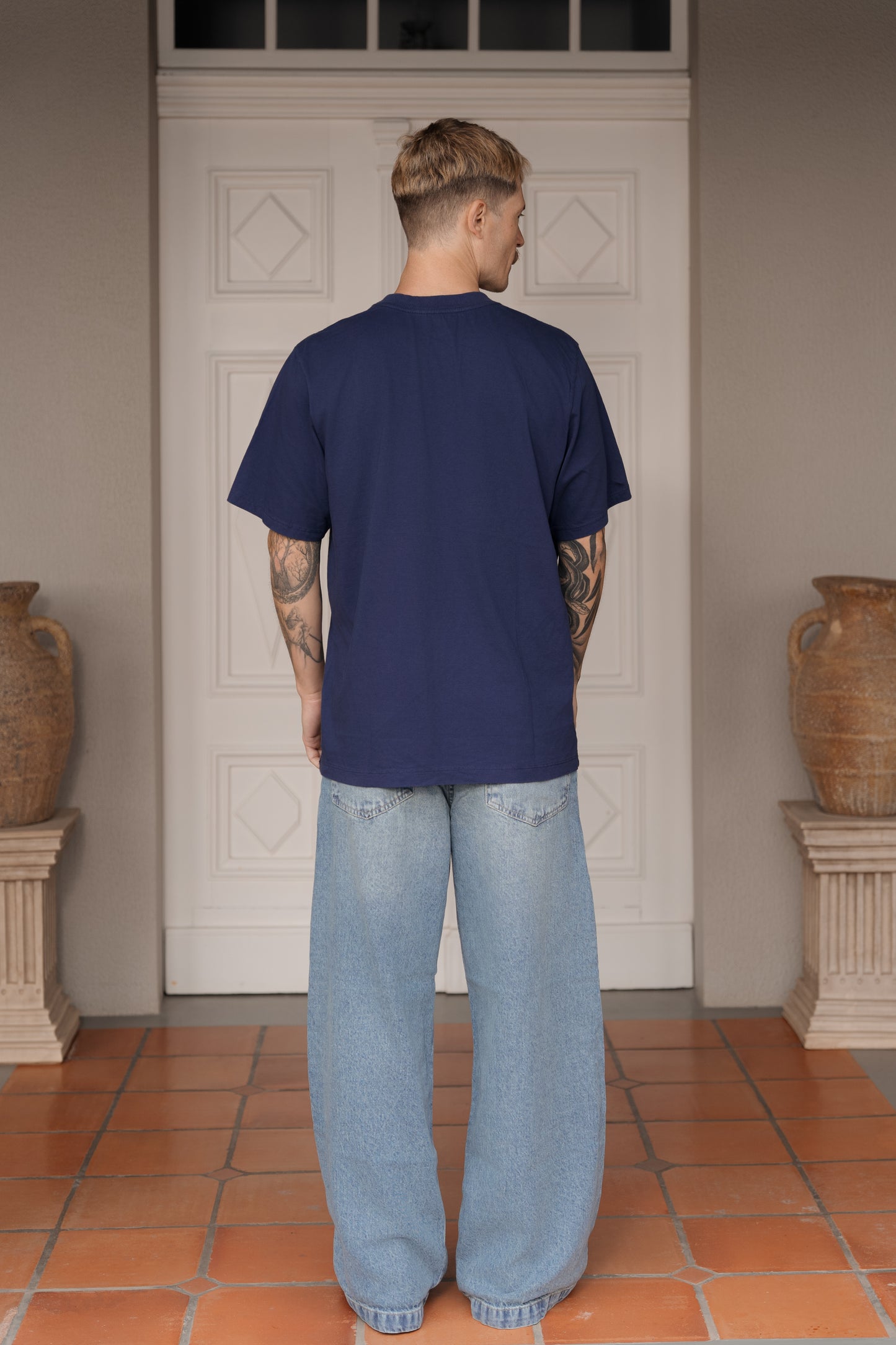Camiseta Básica Azul