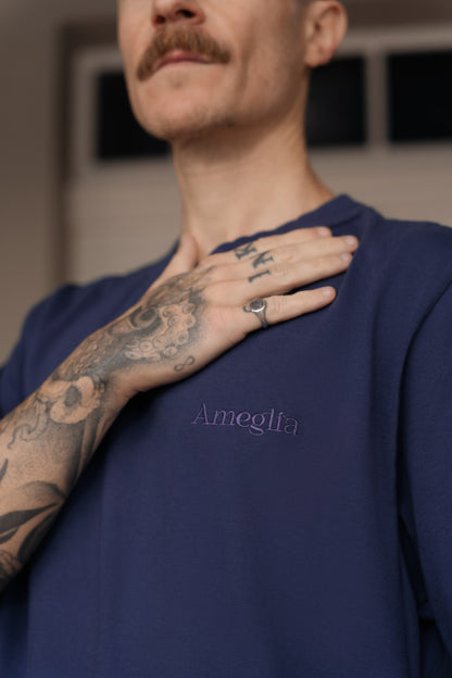 Camiseta Básica Azul