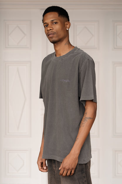 Camiseta Básica Chumbo