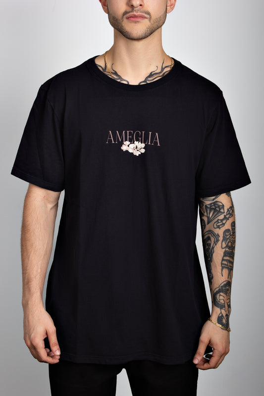 Camiseta Love Line Ameglia | Preta