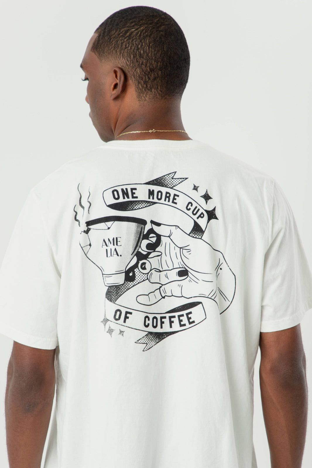 Camiseta black coffe Ameglia | White